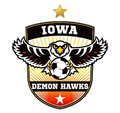 Iowa Demon Hawks Logo